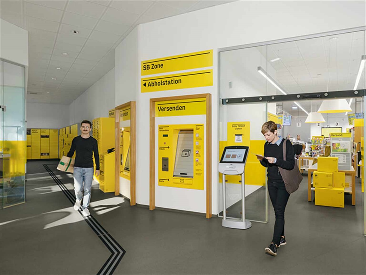 Versenden Post PostAG